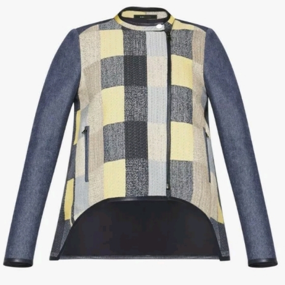 Bcbgmaxazria Jakob Asymmetrical Blazer Large - Picture 2 of 8